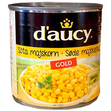 Söta majskorn  340g
