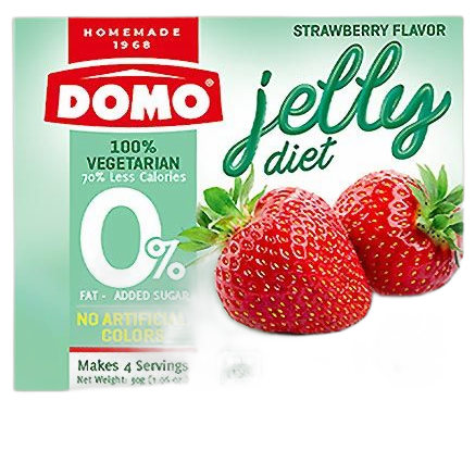 DOMO JELLY JORDGUBB 85G