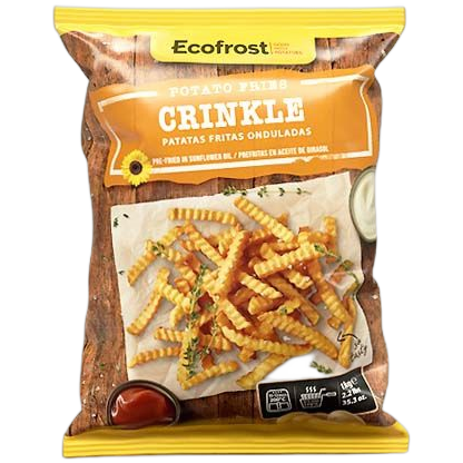 ECOFROST CRINKLE FRIES 1KG