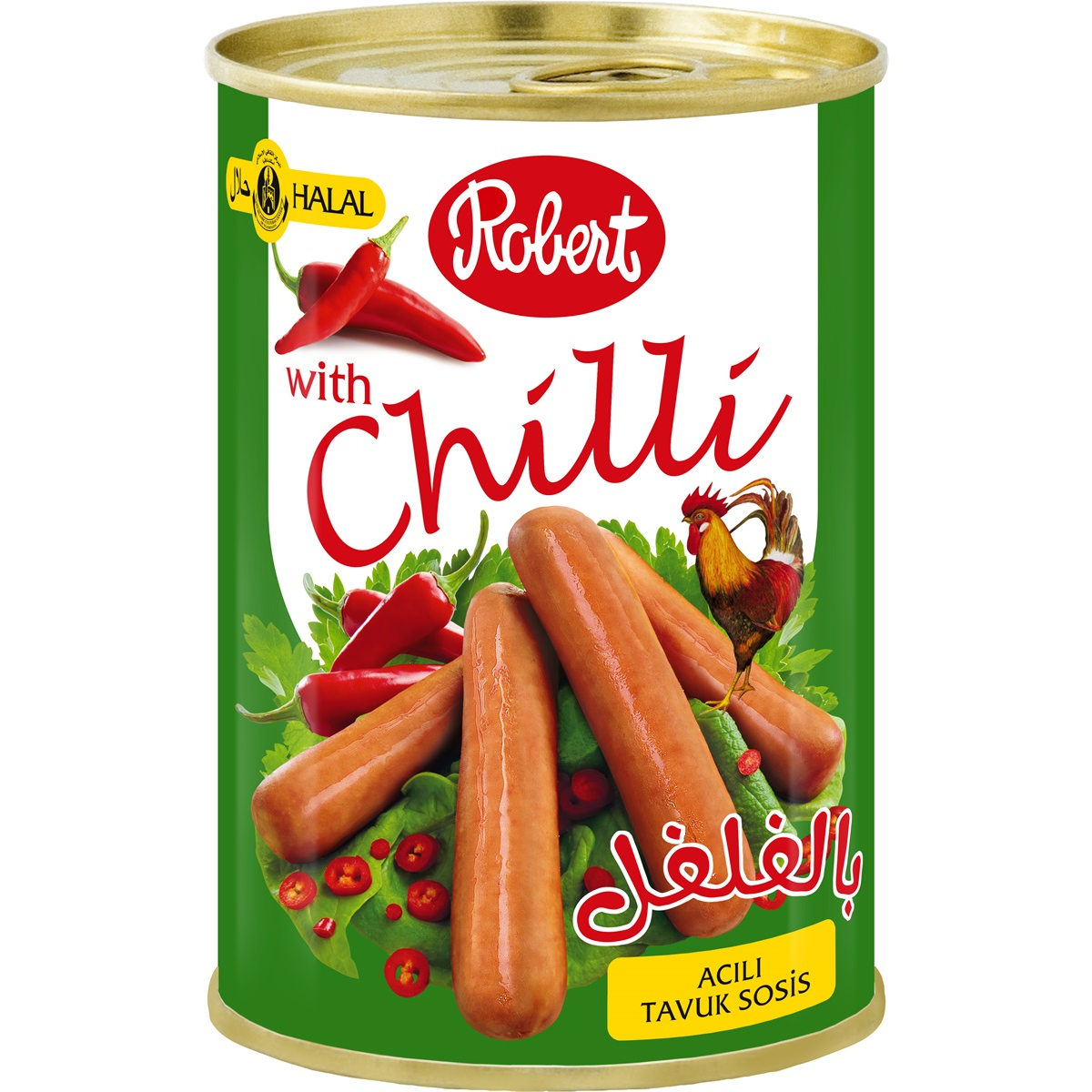 ROB Kycklingkorv CHILLI 425g