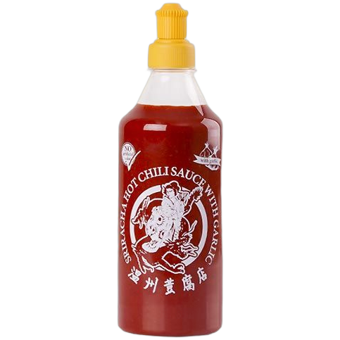 SRIRACHA CHILI MED VITLÖK 530G
