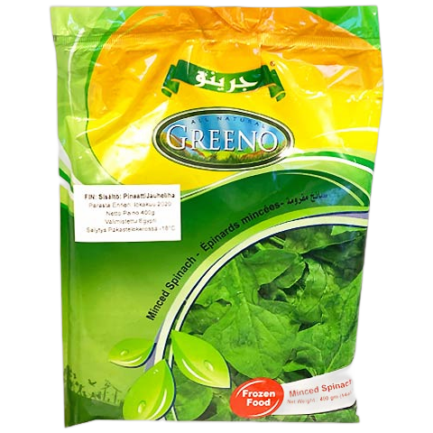 Greeno Spenat Fryst Blad 400g