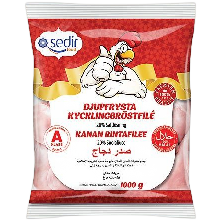 Sedir kycklingbröstfile 1kg
