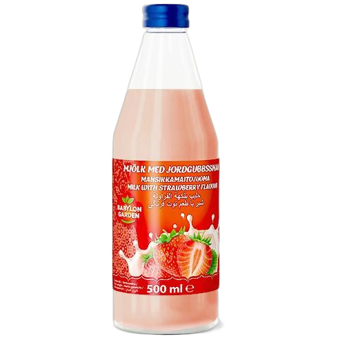 Mjölk med jordgubbssmak 500ml
