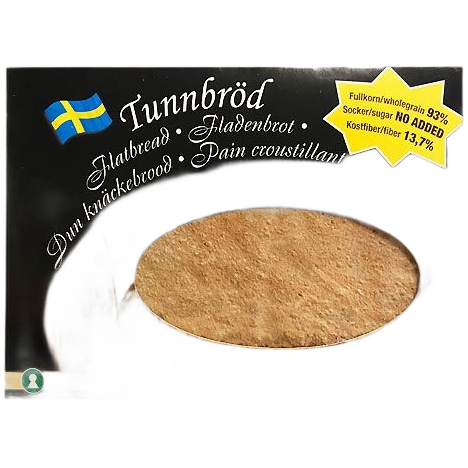 TUNNBRÖD SVART