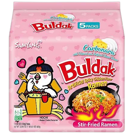Buldak carbonara hel